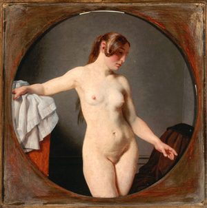 C.W. Eckersberg (1783-1853): Kvindelig model. Florentine. 1840