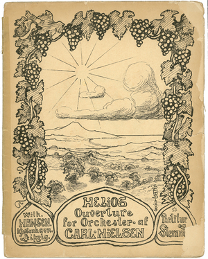 Titelblad til Carl Nielsens Helios-ouverture. 1903