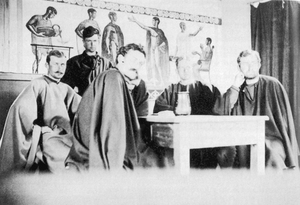 Gruppeportræt af Hellenerne på Refsnæs. Fotografi fra 1901