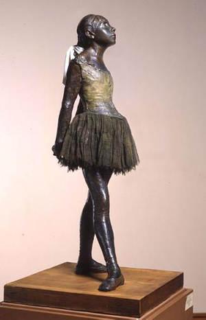 Edgar Degas (1834-1917): Danserinde med balletskørt, fjorten år. 1879-1881