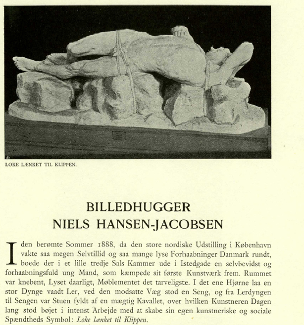 L. Mylius-Erichsen: Billedhugger Niels Hansen-Jacobsen