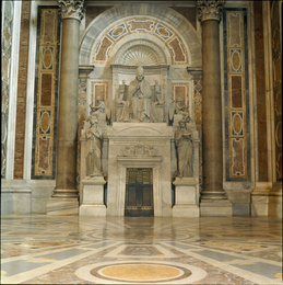 Pius VII, Gravmæle i Peterskirken i Rom, ad A 142