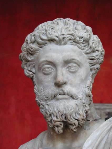 Marcus Aurelius, antik marmor portrætbuste, NCG